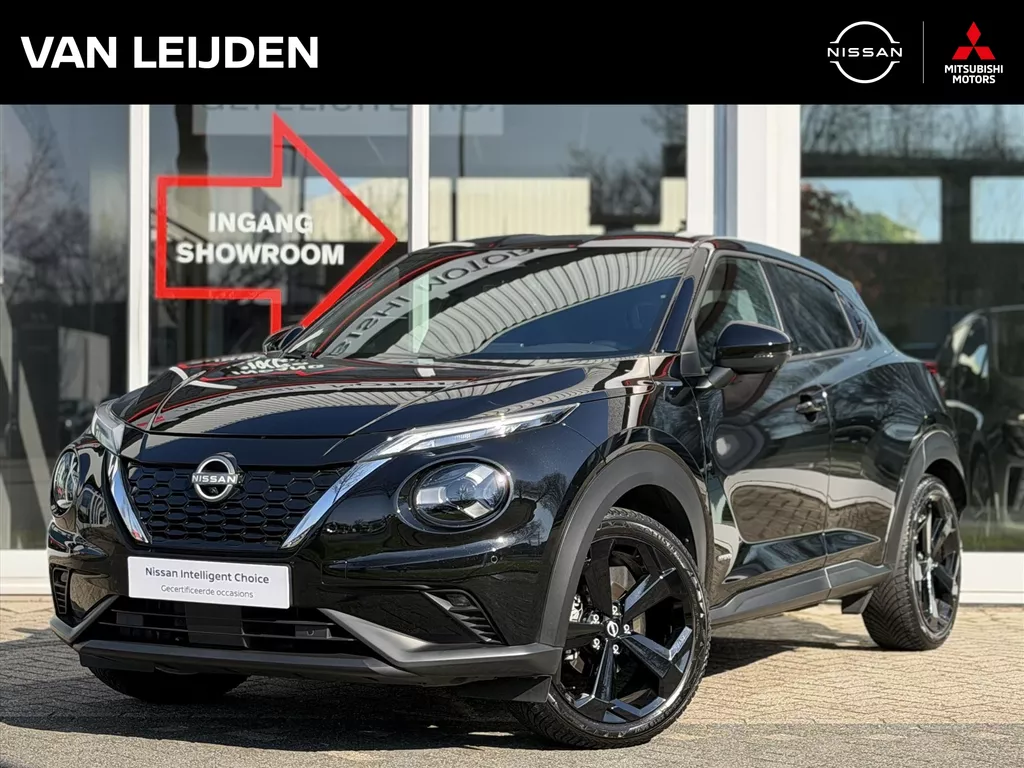 Nissan Juke Hybrid 143pk Tekna | Leder | Virtual Cockpit | Navigatie | 360-Camera | ACC | App Connect | Keyless | All-Season