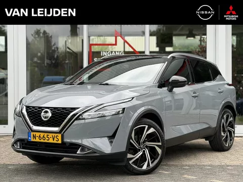 NISSAN Qashqai 1.3 Mild-Hybrid 158pk Xtronic Tekna Plus | Leder | Panoramadak | Head-Up | App Connect | Navigatie | Keyless