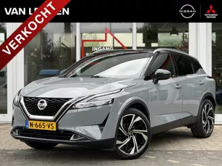 NISSAN Qashqai 1.3 Mild-Hybrid 158pk Xtronic Tekna Plus | Leder | Panoramadak | Head-Up | App Connect | Navigatie | Keyless