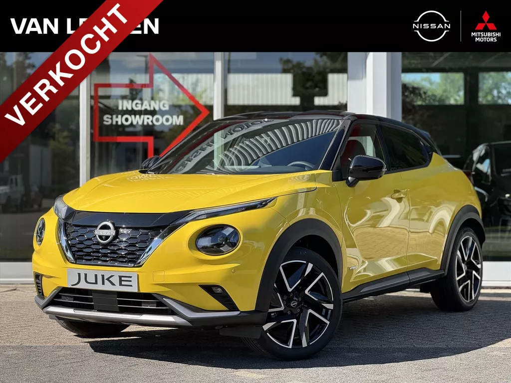 NISSAN Juke Hybrid 143pk N-Design | NIEUW | Navigatie | App Connect | Blind Spot | 360-Camera | Keyless
